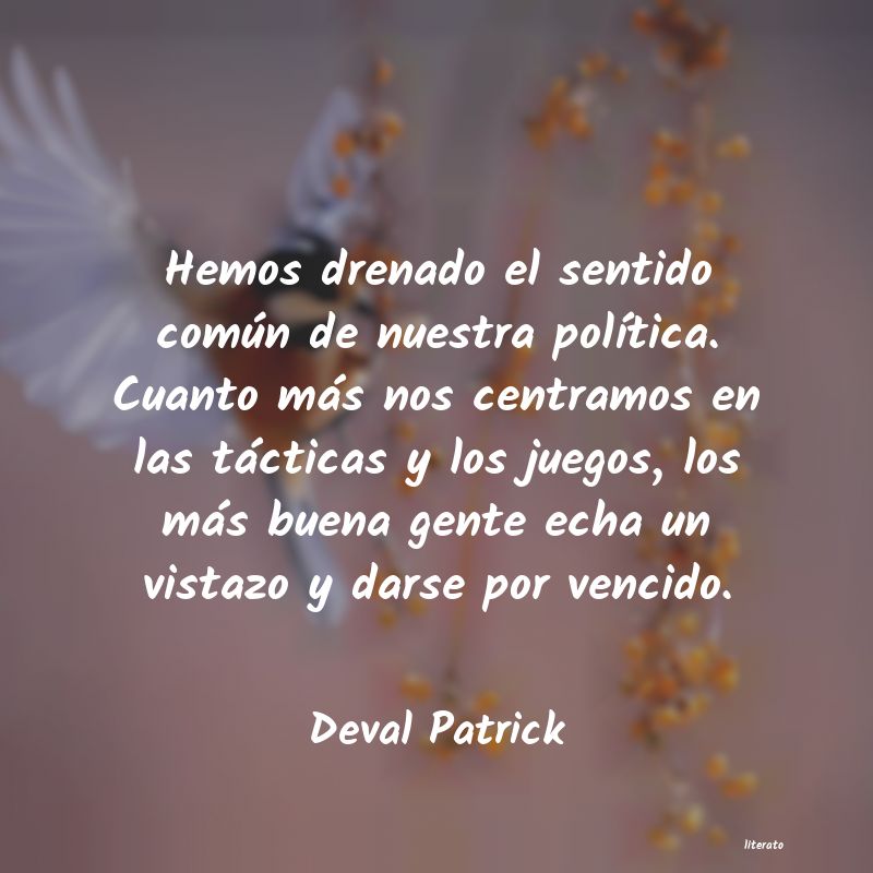 Frases de Deval Patrick