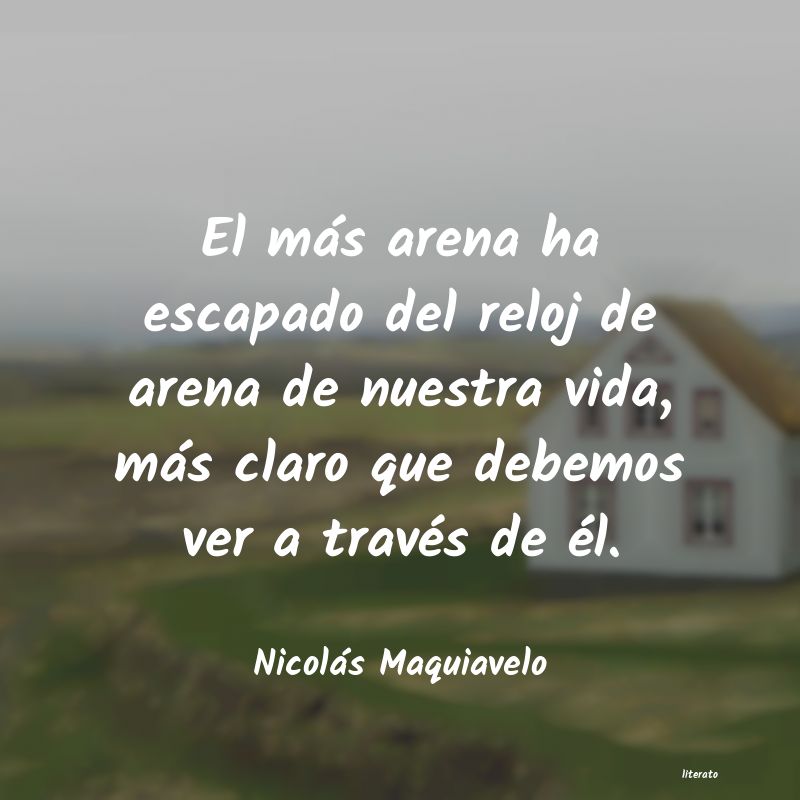 Frases de Nicolás Maquiavelo