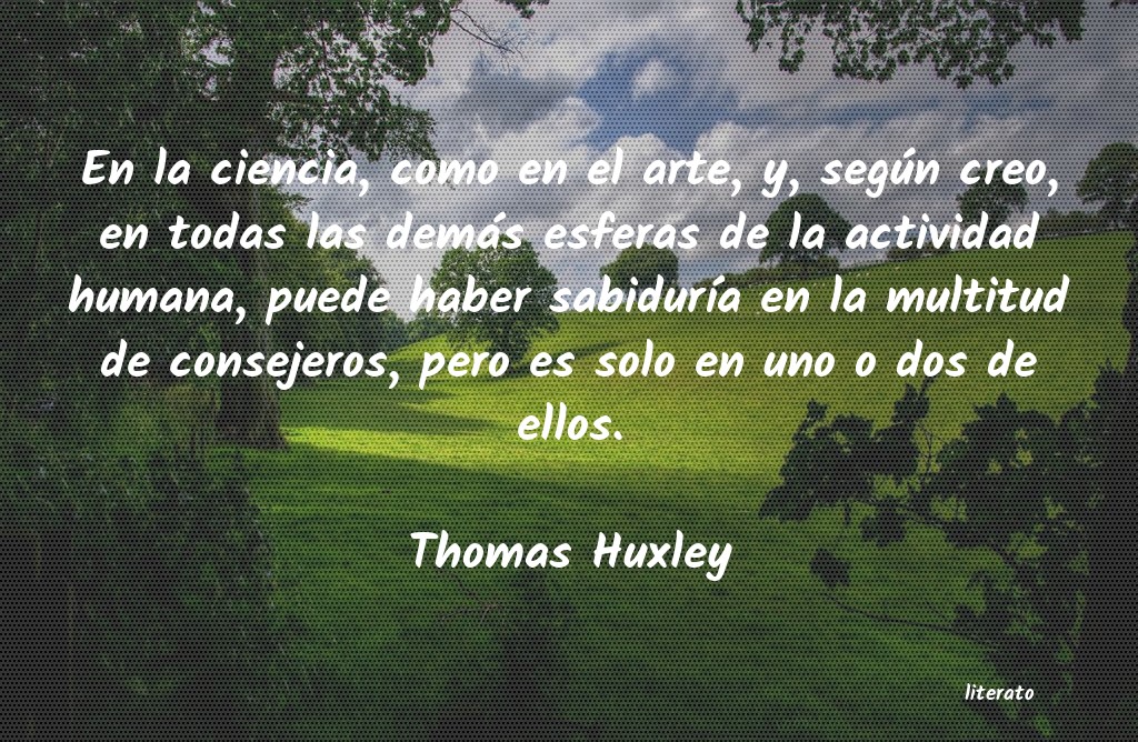 Frases de Thomas Huxley