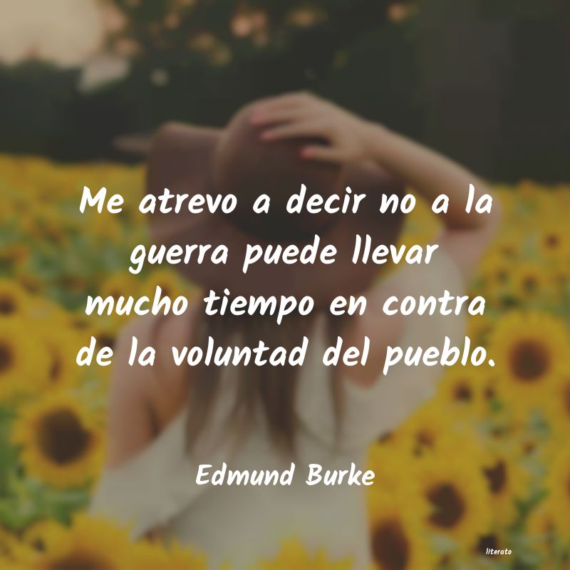 Frases de Edmund Burke