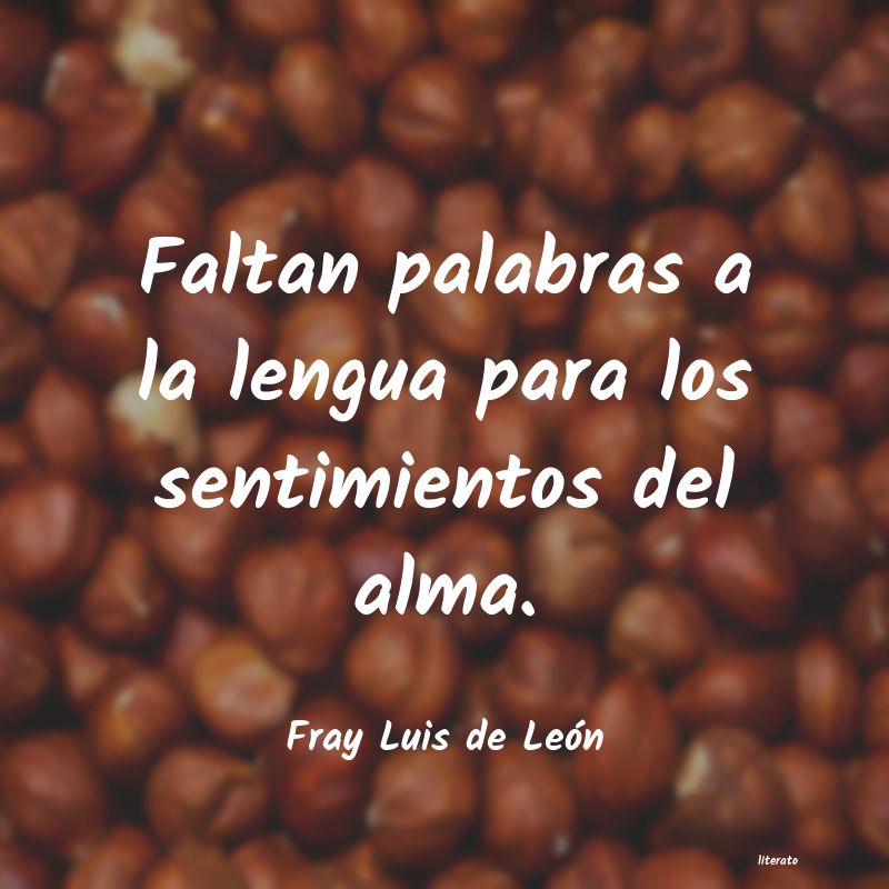 frases de Fray Luis de León