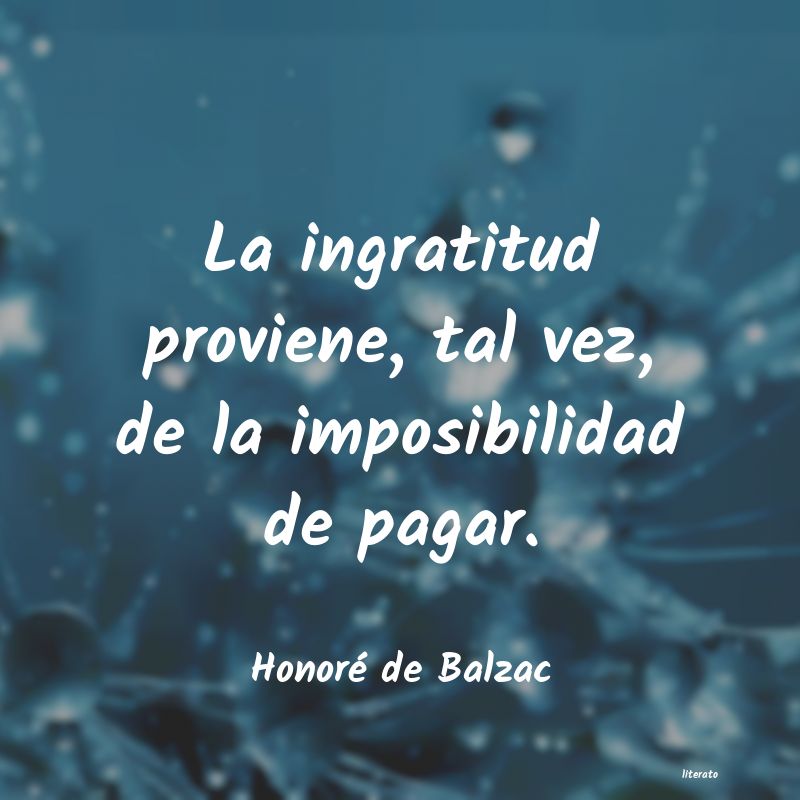frases de Honoré de Balzac