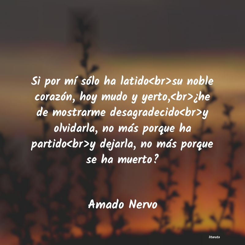 Frases de Amado Nervo