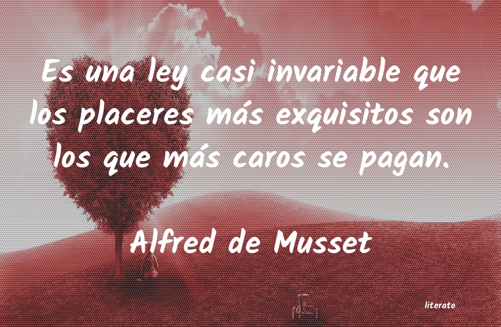 frases de Alfred de Musset