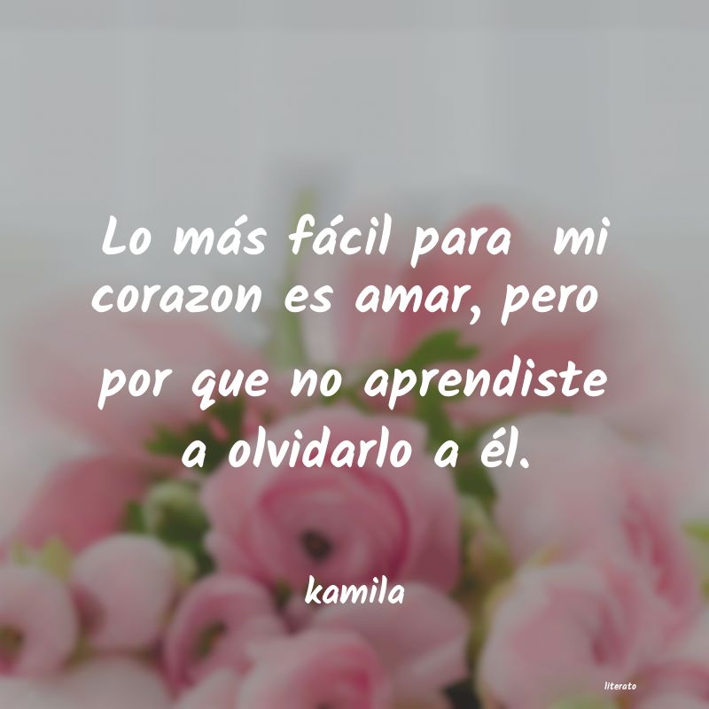 Frases de kamila