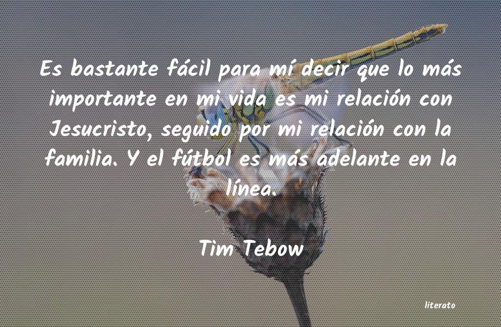 frases de Tim Tebow