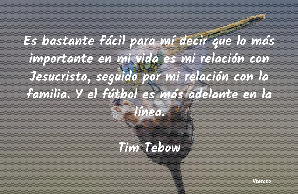 Frases de Tim Tebow