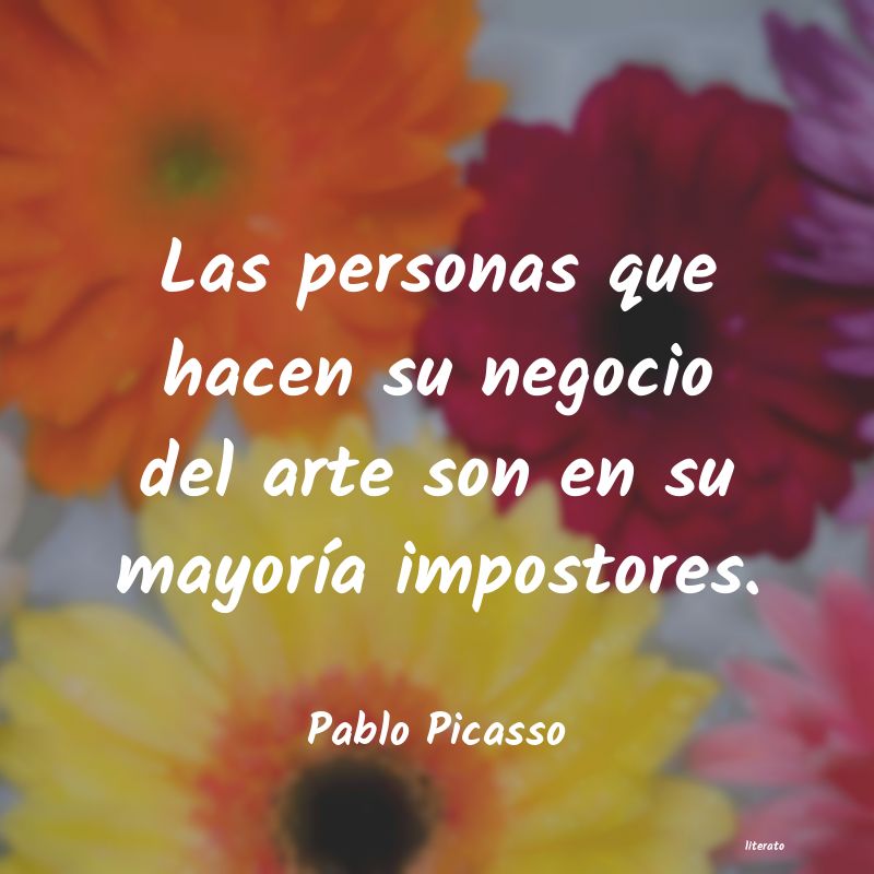 frases de Pablo Picasso