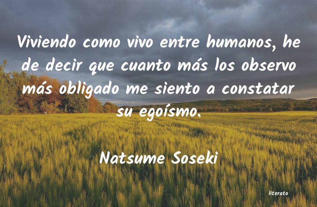 frases de Natsume Soseki
