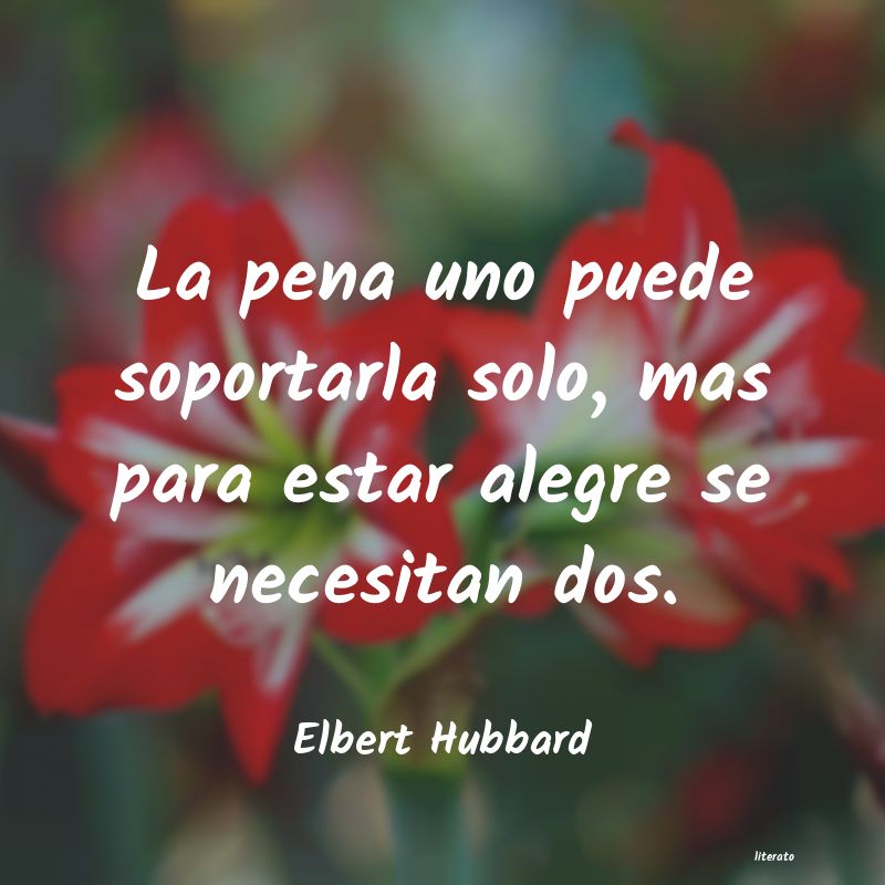 frases de Elbert Hubbard