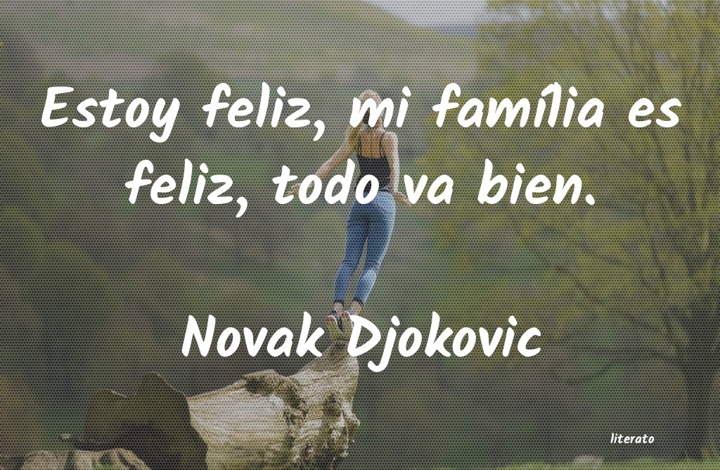 Frases de Novak Djokovic