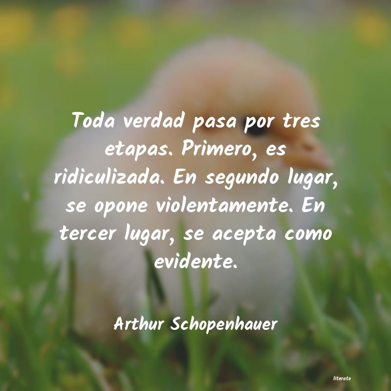 Frases de Arthur Schopenhauer