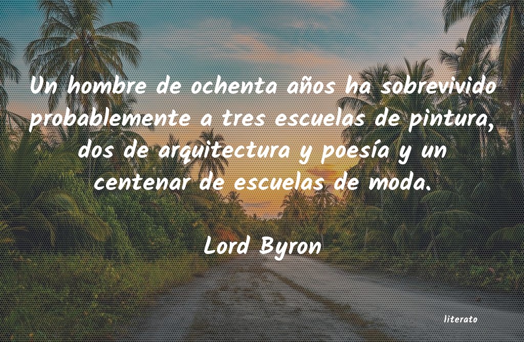 frases de Lord Byron