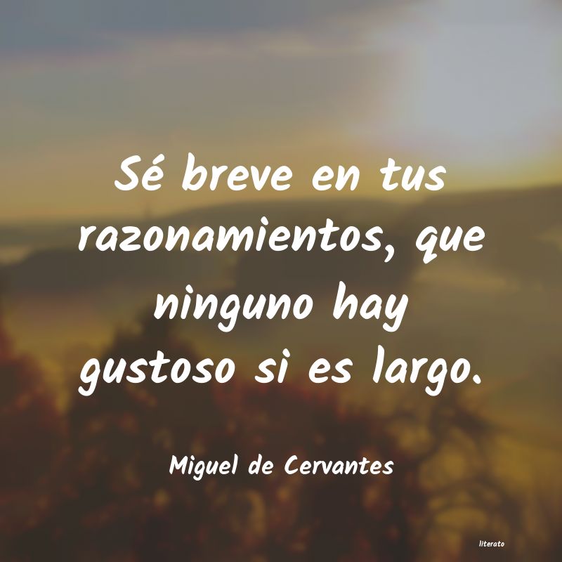 frases de Miguel de Cervantes