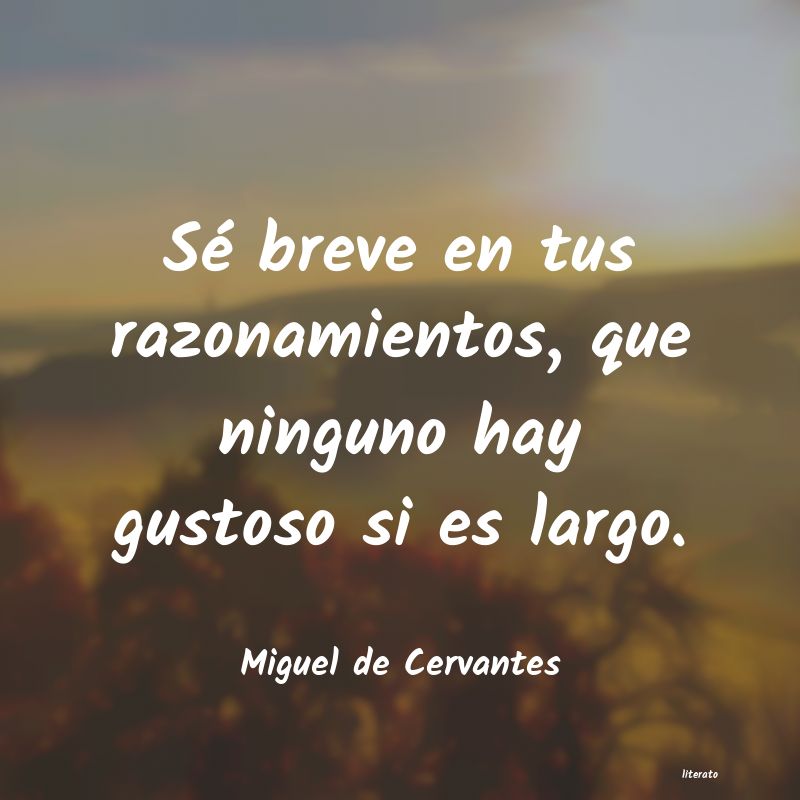 Frases de Miguel de Cervantes