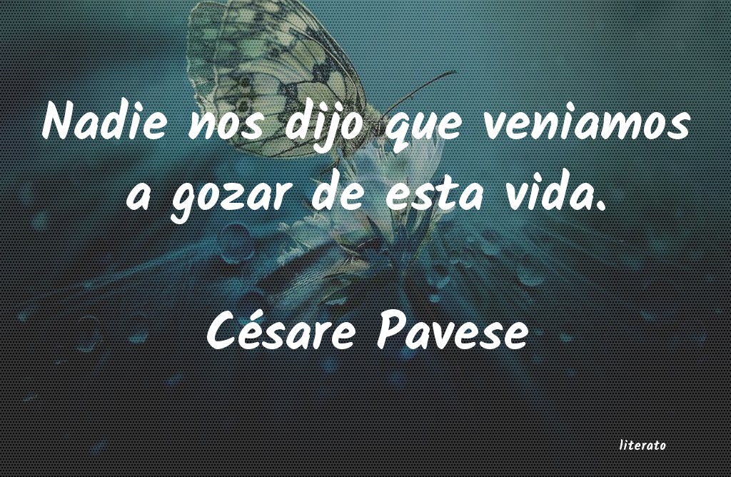 Frases de Césare Pavese