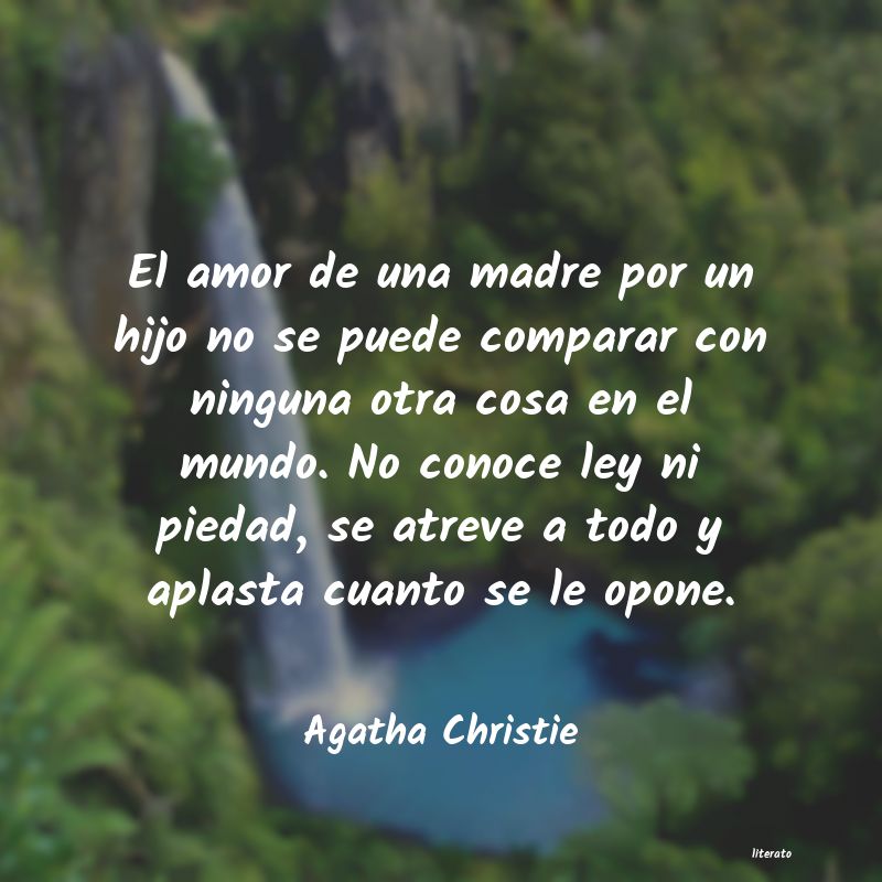 Agatha Christie: El amor de una madre por un hi