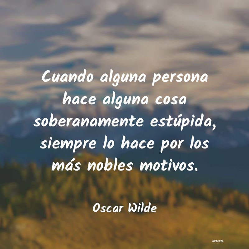 frases de Oscar Wilde