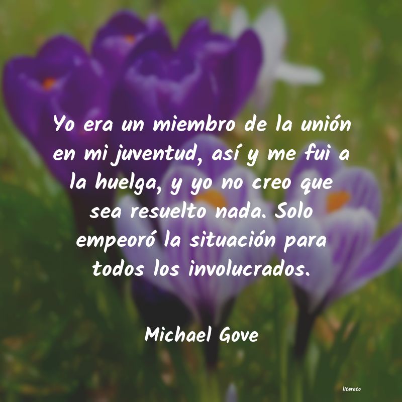 frases de Michael Gove