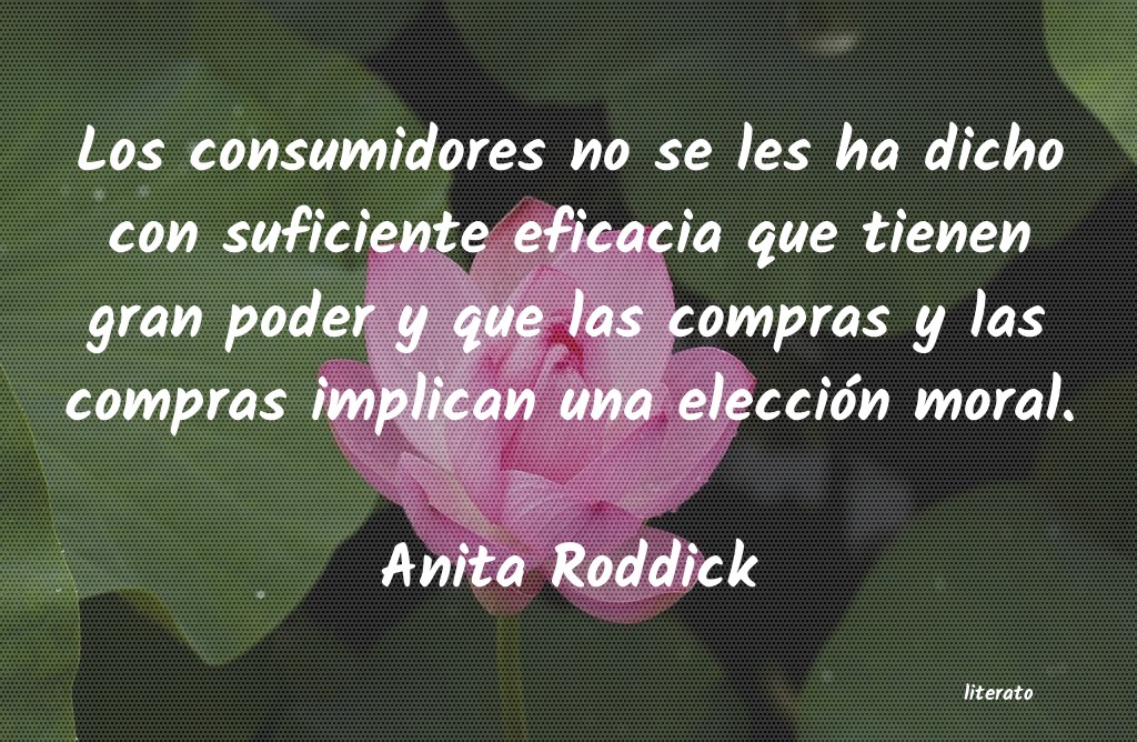 Frases de Anita Roddick