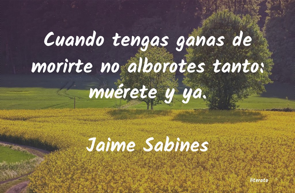 frases de Jaime Sabines