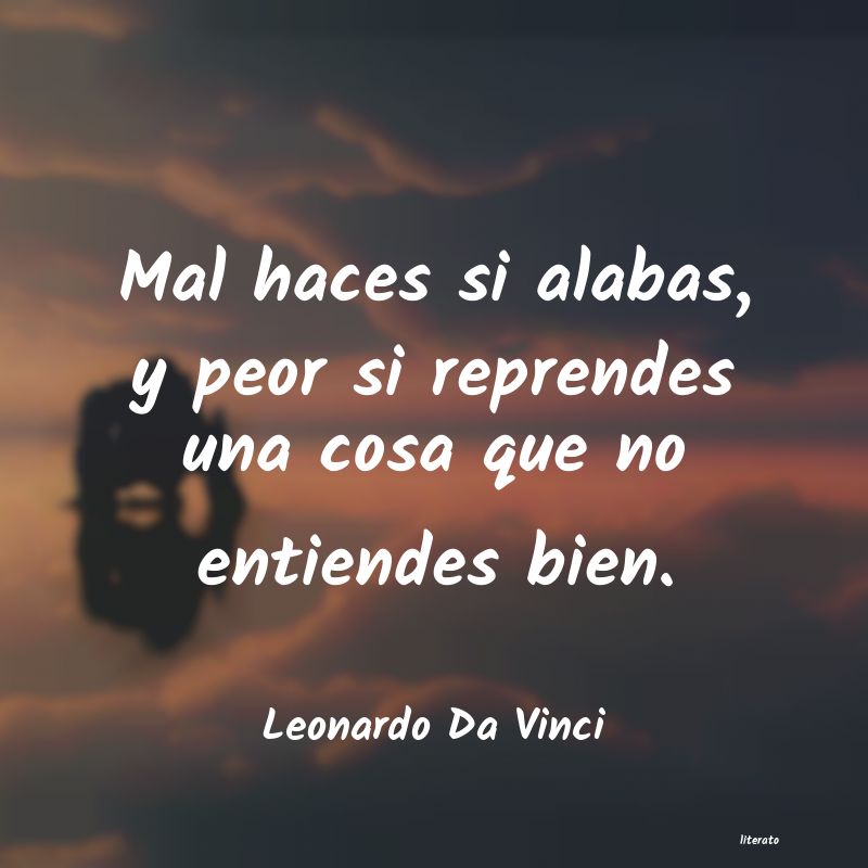 frases de Leonardo Da Vinci