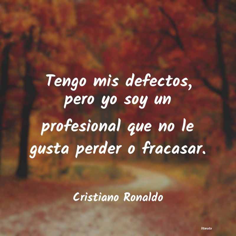 frases de Cristiano Ronaldo