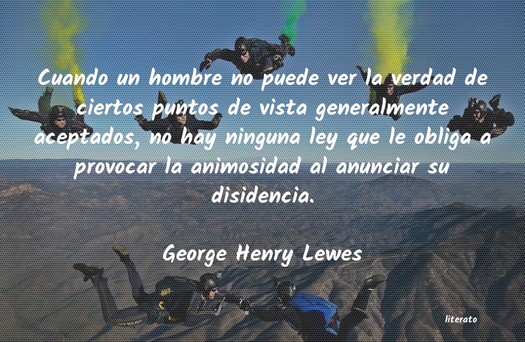 frases de George Henry Lewes