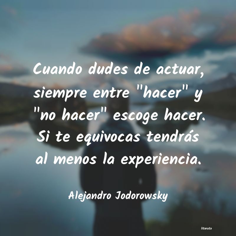 Frases de Alejandro Jodorowsky