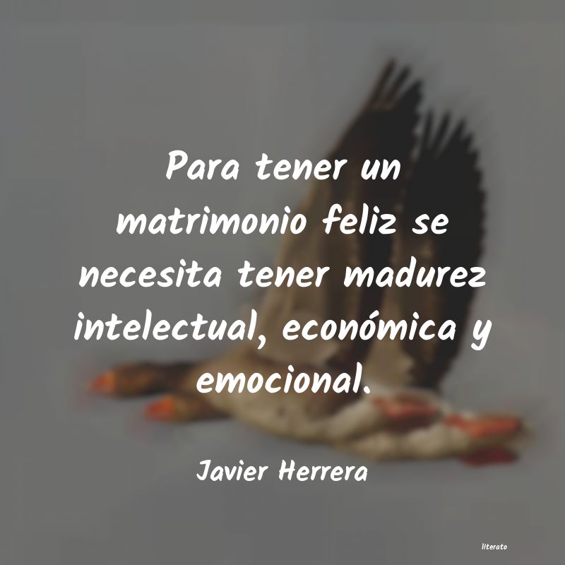 Frases de Javier Herrera