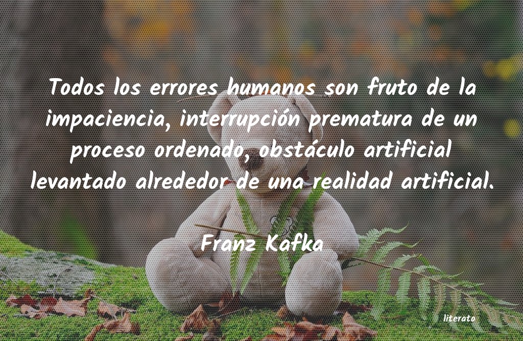 frases de Franz Kafka