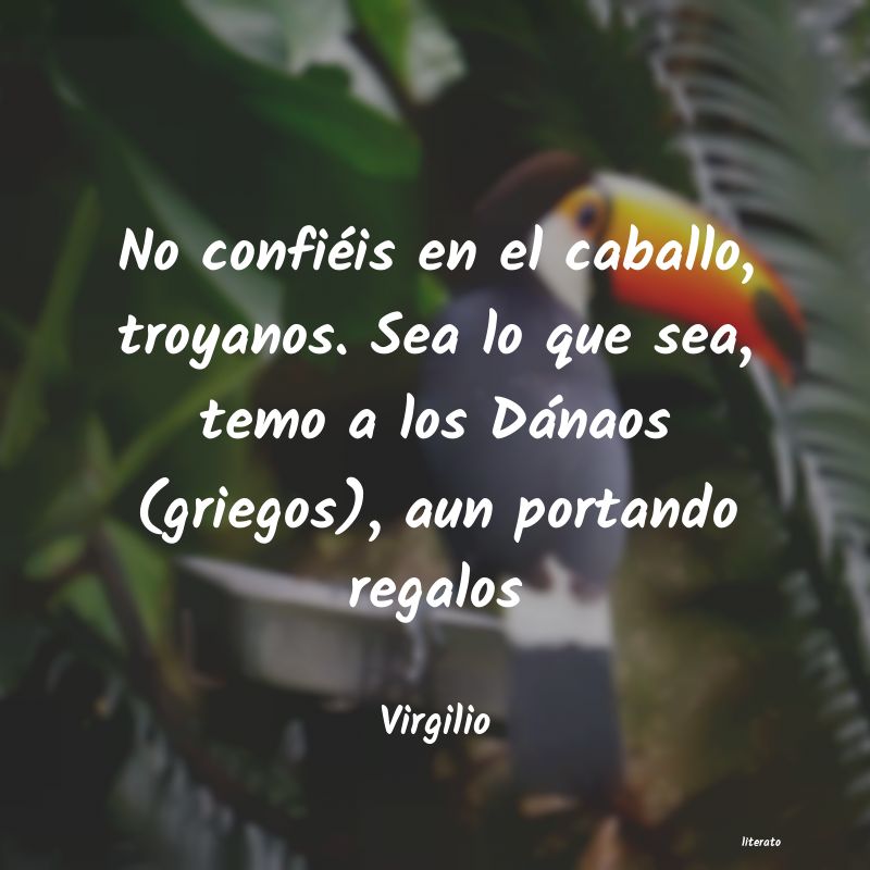 frases de Virgilio