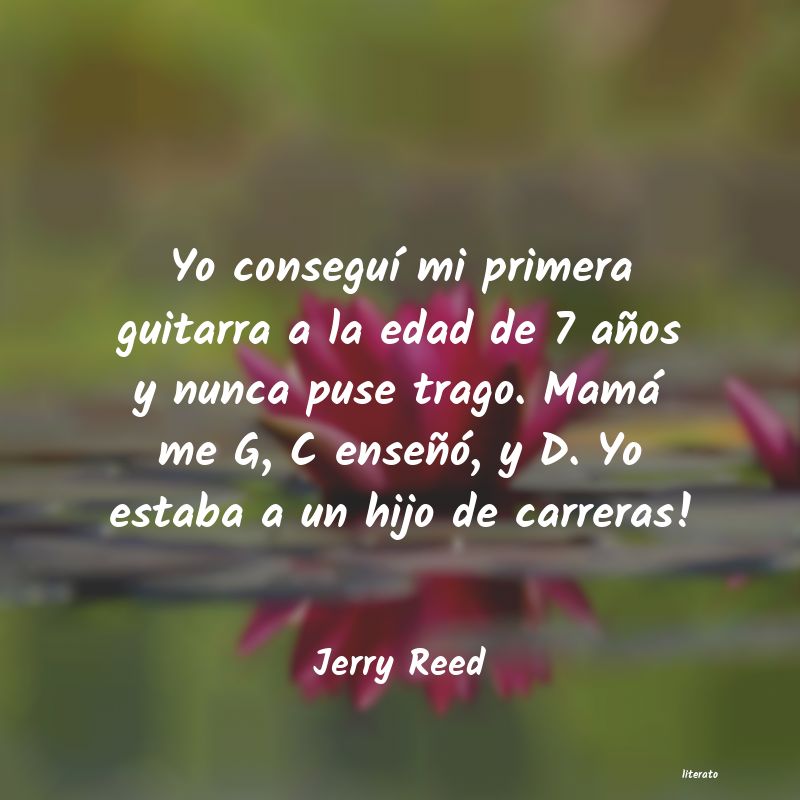 frases de Jerry Reed