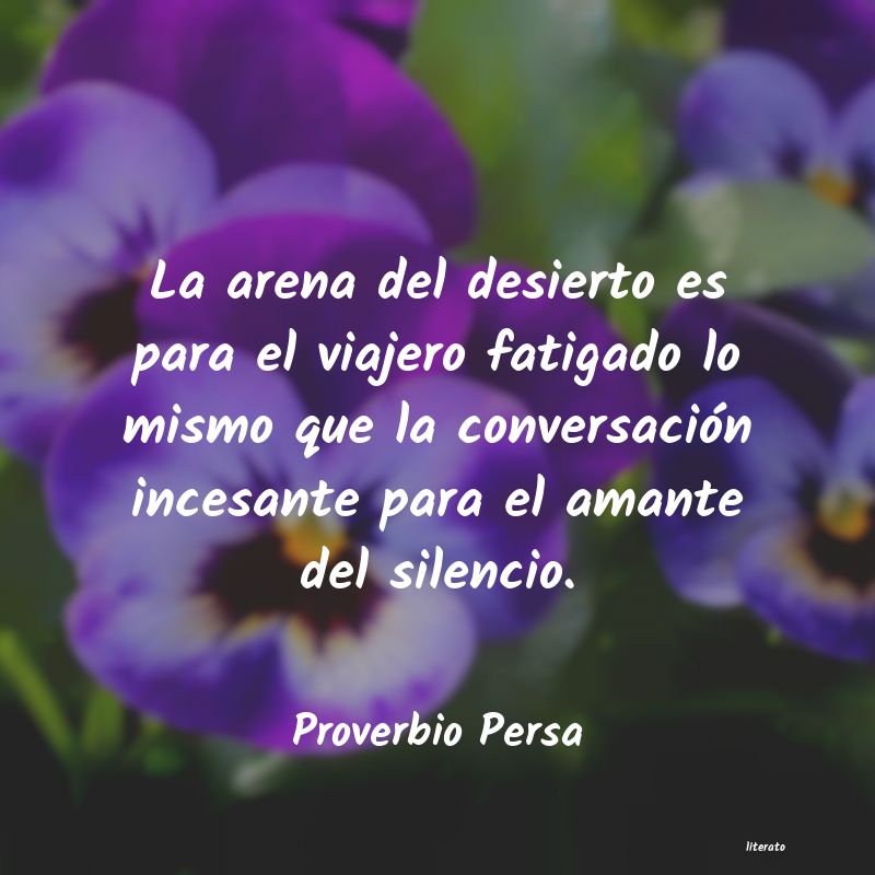 Frases de Proverbio Persa