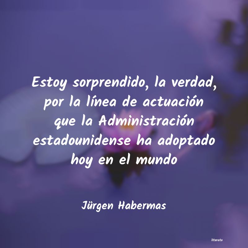 Frases de Jürgen Habermas