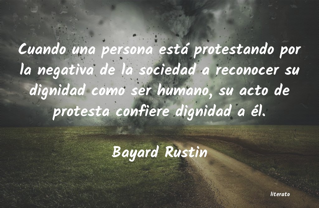 frases de Bayard Rustin