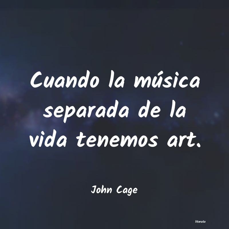 frases de John Cage