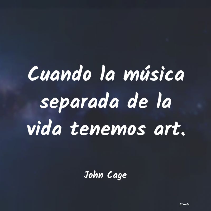 Frases de John Cage