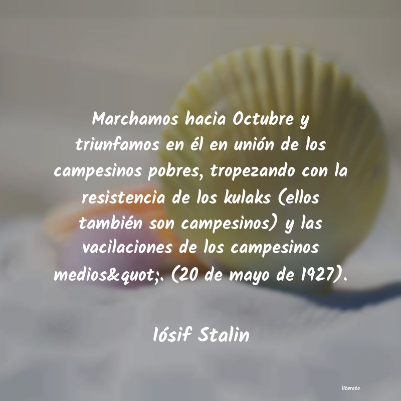 Frases de Iósif Stalin