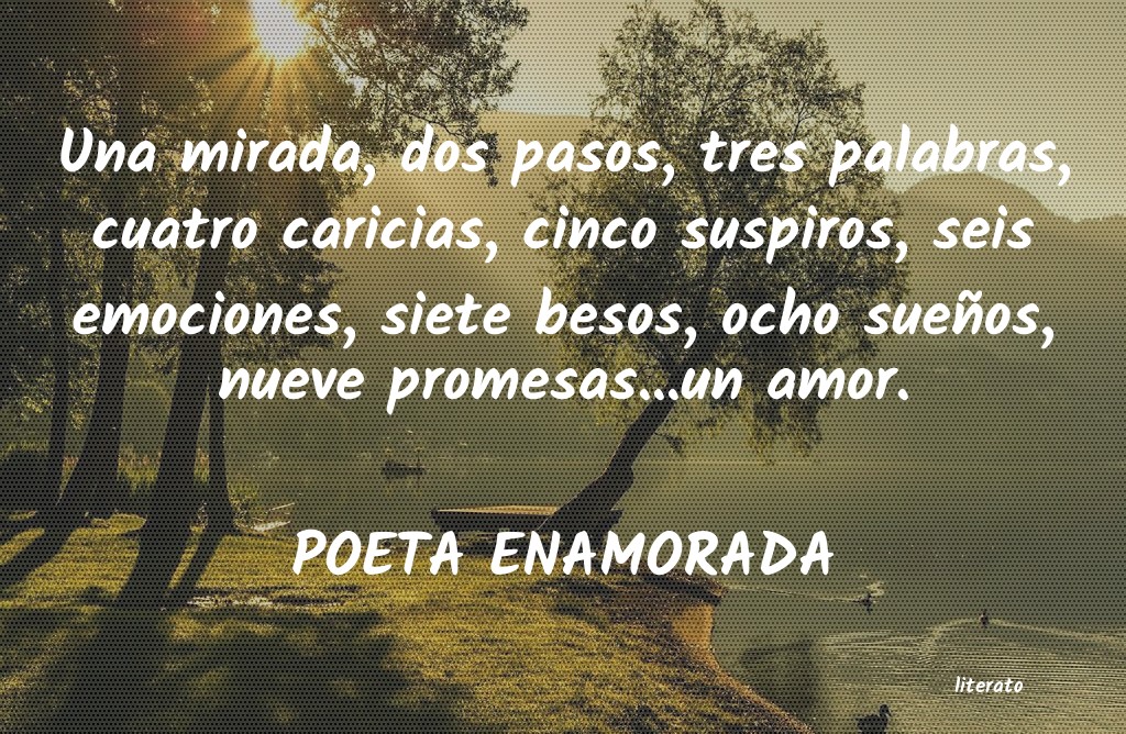 Frases de POETA ENAMORADA