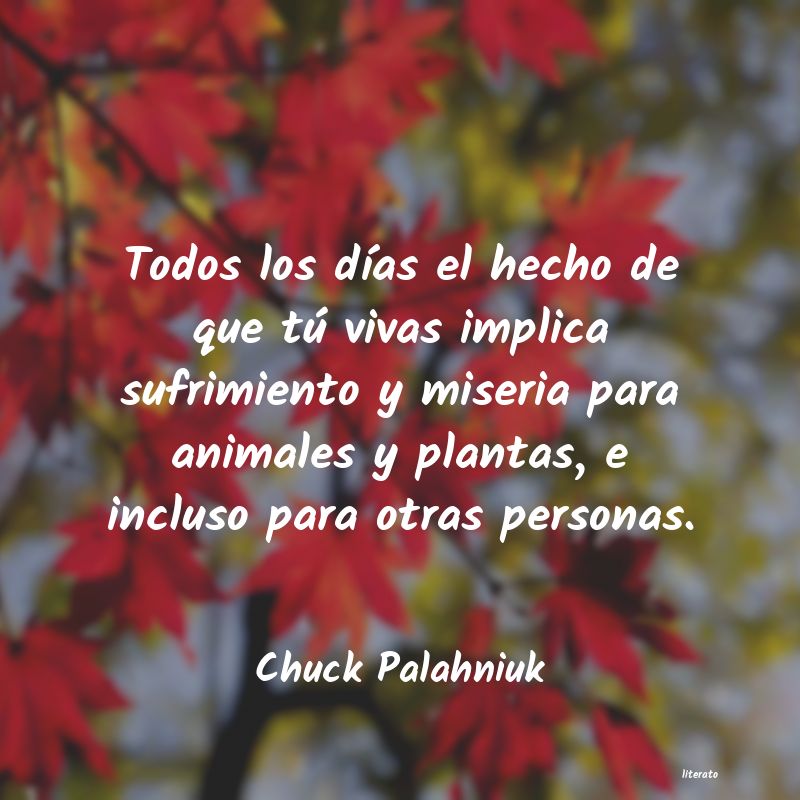 frases de Chuck Palahniuk