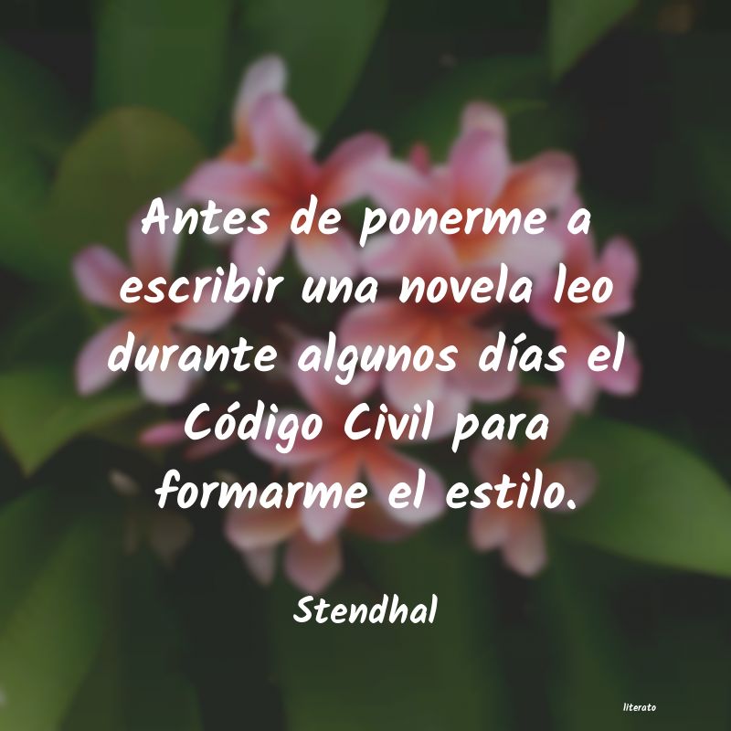 Frases de Stendhal