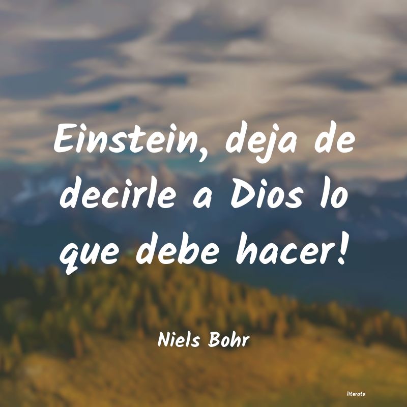 frases de Niels Bohr