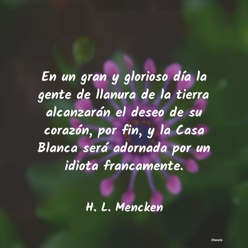 frases de H. L. Mencken