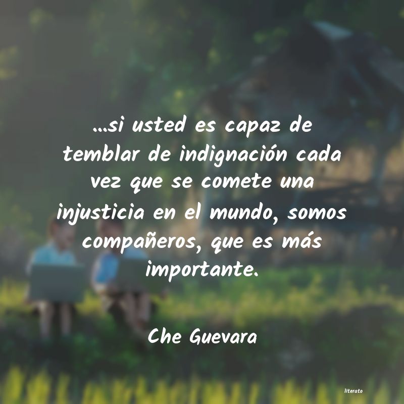 frases de Che Guevara
