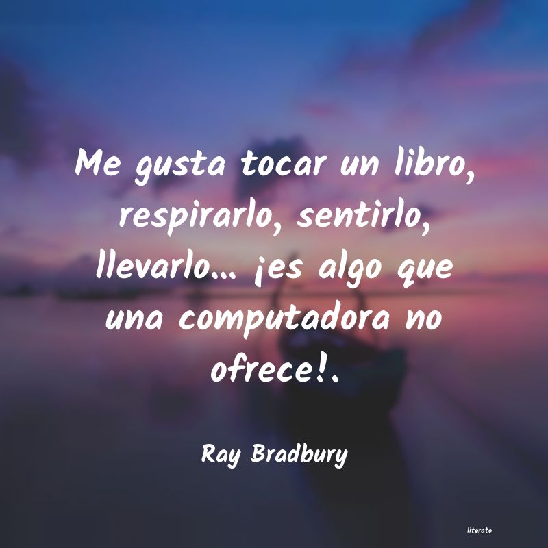 frases sobre el libro y la lectura