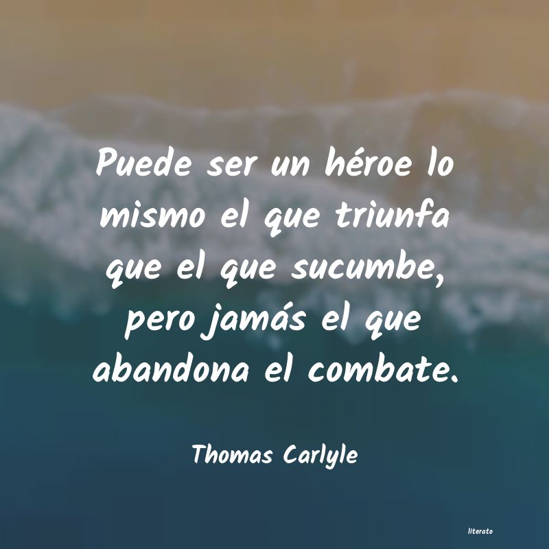 Frases de Thomas Carlyle