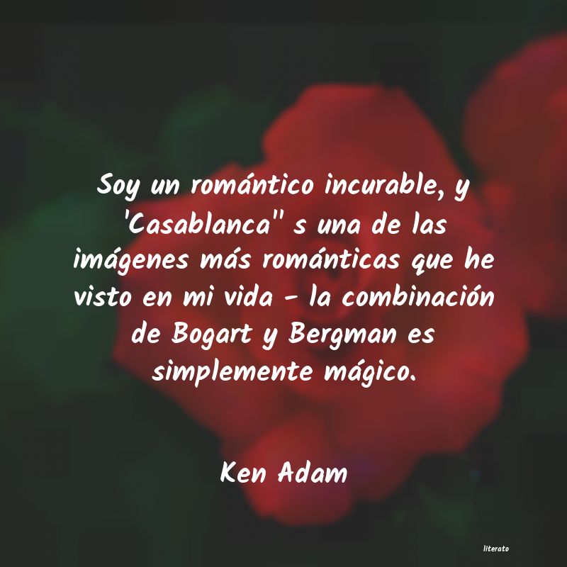 Frases de Ken Adam