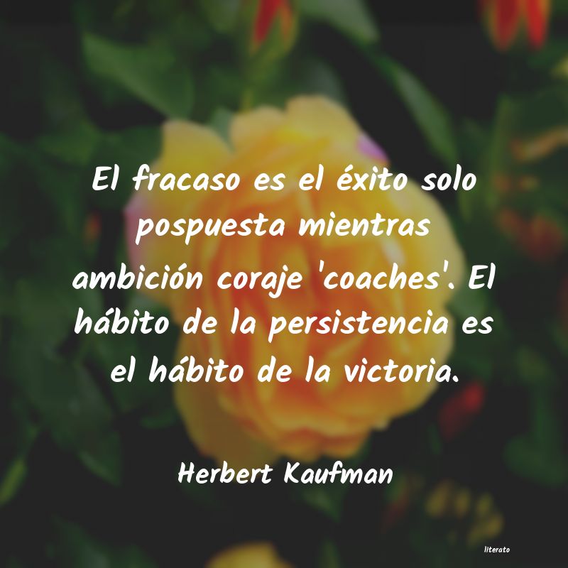 Frases de Herbert Kaufman