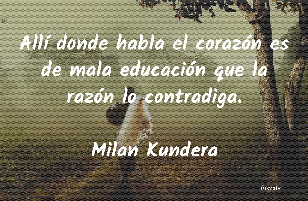 frases de Milan Kundera